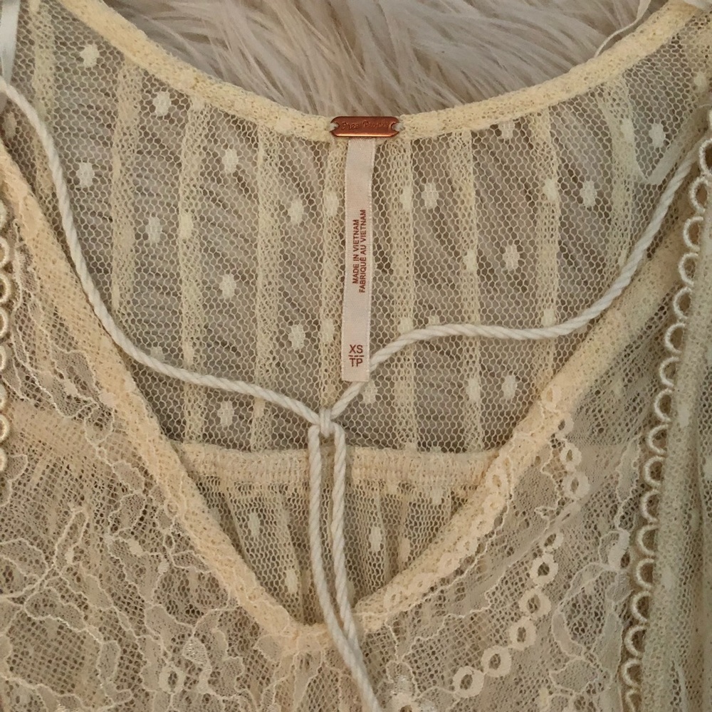 Free People Lace Top - Picture 2 of 3